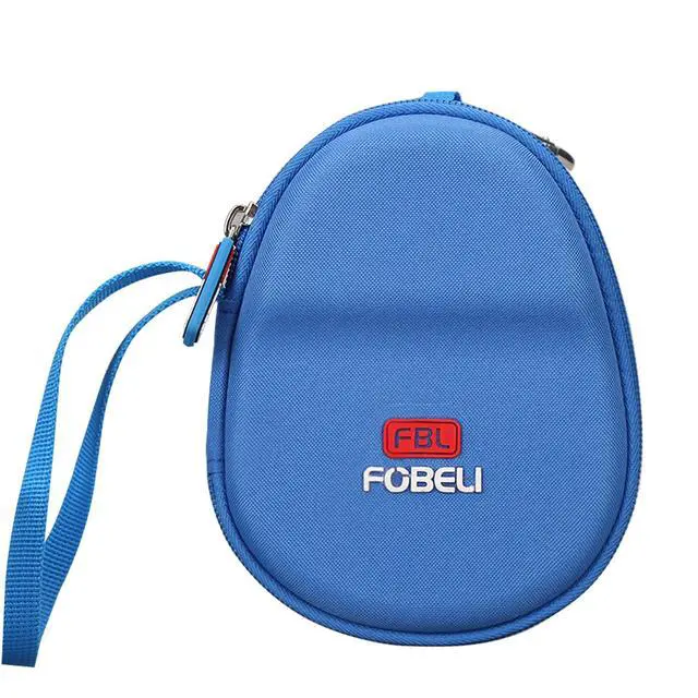 Alt view image 4 of 7 - Kids Headphone Case for BAICLUD/Mehomeli/JusTalk/iClever/LOBKIN | Hard EVA Shell, Kids Bluetooth Air Conduction Open Ear Headphones Case, Shockproof & Water-Resistant, Blue