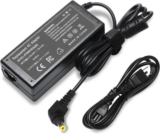 Main image of 19V 3.42A 65W Laptop Charger Adapter Compatible with Asus X550L X550LA | X550LB PA-1650-66 ADP-65DW X550LNV X550ZA X401, AC Power Supply Cord Compatible with AD887320 EXA0703YH ADP-65HB ADP-65JH