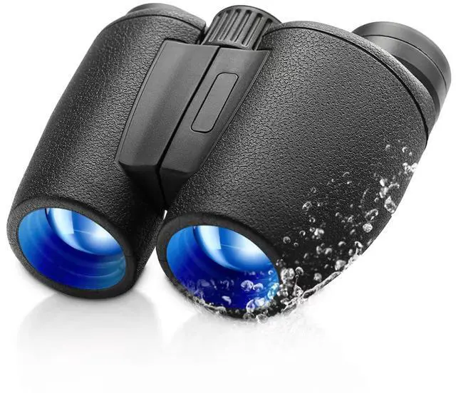 Main image of 8x30 Binoculars for Adults, High Power Compact Binocular for Travel Hiking Concert Ship Cruise Hunting Bird Watching, Black Waterproof Binocular for Kid