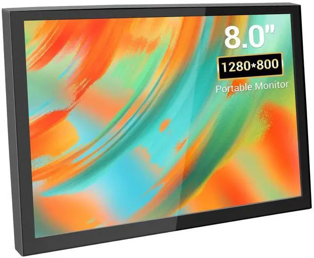 Main image of 8 Inch Mini Monitor, Small HDMI Screen Display,1280 * 800 Resolution Portable Monitor for PC Laptop Compatible with Raspberry Pi Game Consoles