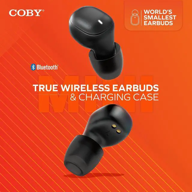 Alt view image 2 of 7 - Mini Wireless Earbuds Bluetooth 5.3 Headphones, Small in-Ear Noise Isolating Ear Buds with Mic & Charging Case, 12 Hr Playtime Lightweight Invisible Headset for iPhone & Android Black