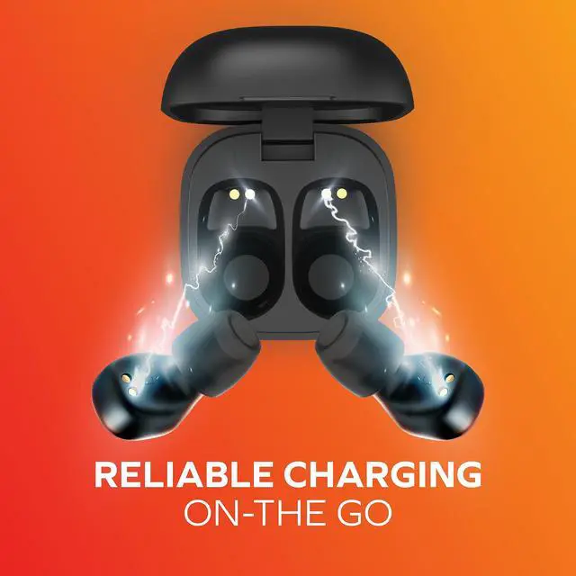 Alt view image 5 of 7 - Mini Wireless Earbuds Bluetooth 5.3 Headphones, Small in-Ear Noise Isolating Ear Buds with Mic & Charging Case, 12 Hr Playtime Lightweight Invisible Headset for iPhone & Android Black