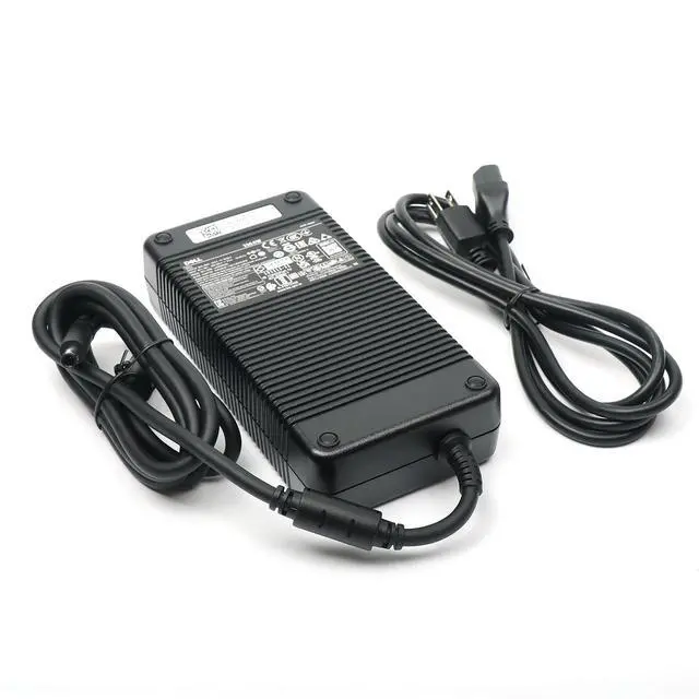 Alt view image 2 of 7 - Laptop Charger 330W Watt Barrel 7.4mm tip AC Power Adapter,Alienware M16 M17 R3 M18 X17 R1 R4 AC Adapter, Black, LA330PM190