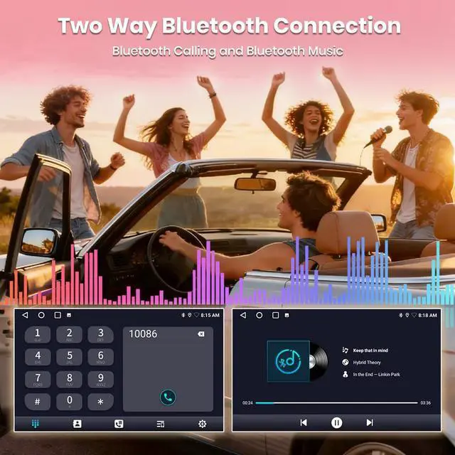 Alt view image 5 of 7 - Car Radio Stereo for Dodge Ram 1500 2500 3500 (2013-2019) Carplay | 5G WIFI 9 inch 1280x720P IPS HD Touchscreen Wireless Carplay Andriod Auto BT 5.0 Upgrade GPS SWC DSP Rearview AM FM Manual AC