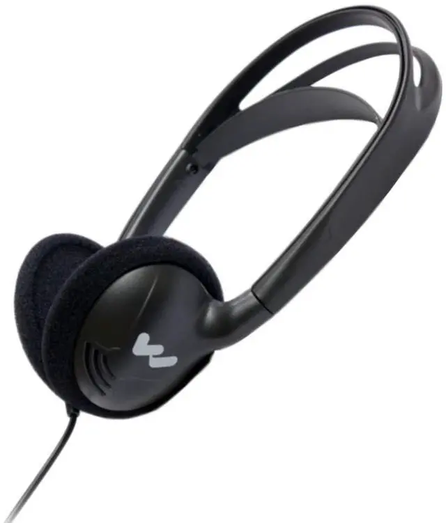 Main image of Williams Sound HED 027 Heavy-duty Folding Mono Headphones, Adult Size, 100mW Max Power Input, 3.5mm Plug, 39" Cord, Compatible with Receivers and Pocketalkers, Black