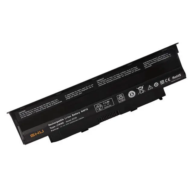 Alt view image 2 of 7 - J1KND Laptop Battery 58Wh Replacement for Dell Inspiron N3010 N4010 N4110 N5010 N5110 N7010 M4110, Compatible with 4T7JN TKV2V W7H3N YXVK2 WT2P4 383CW 312-1205