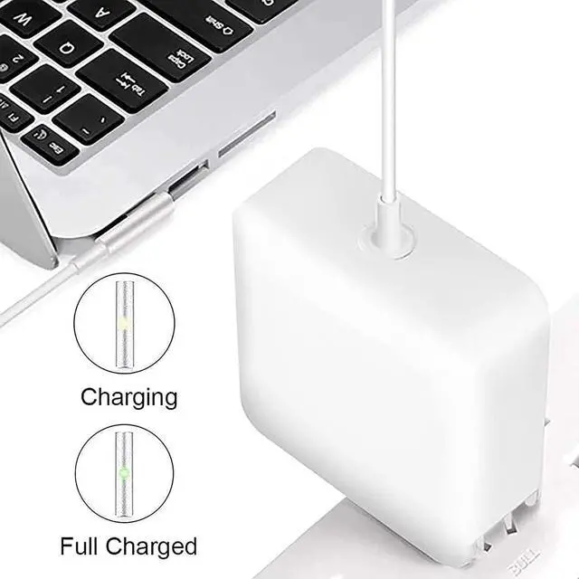 Alt view image 4 of 7 - Universal Charger, 60W L-Tip Laptop Charger Compatible with Mac Book Pro Before Mid 2012, Magnetic Powerful Connect, Original Quality