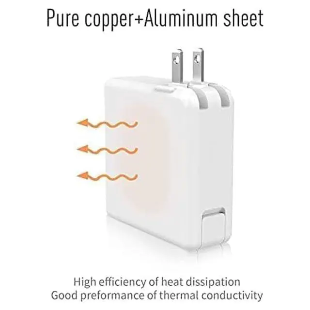 Alt view image 5 of 7 - Universal Charger, 60W L-Tip Laptop Charger Compatible with Mac Book Pro Before Mid 2012, Magnetic Powerful Connect, Original Quality