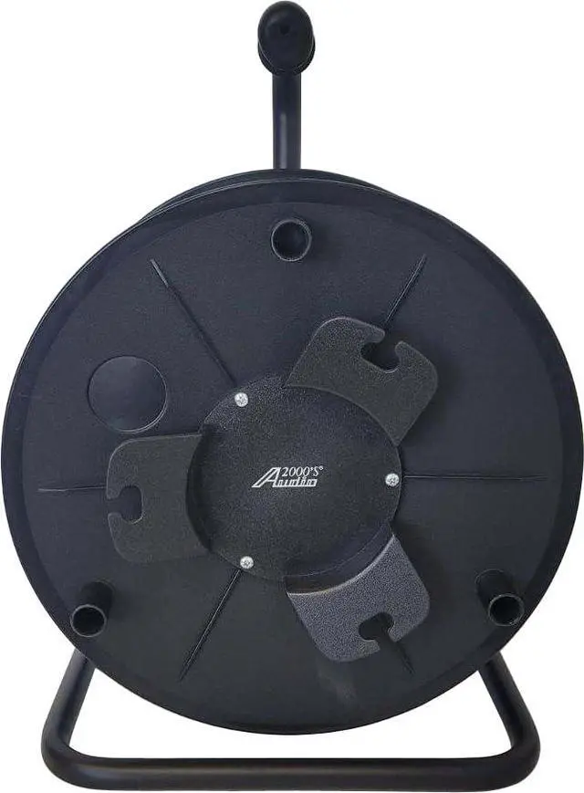 Alt view image 2 of 4 - Audio2000'S ADC271CB Deluxe Portable Cable Reel/Cord Reel, Capacity: 720 feet of 6mm Cable/Cord