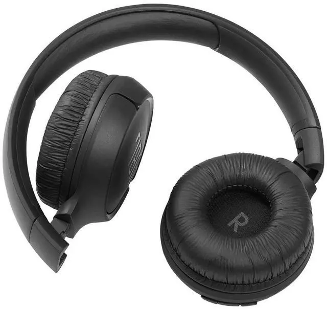 Alt view image 5 of 7 - Tune 570BT On-Ear Wireless Bluetooth Headphones with Pure Bass Stereo Sound, Includes Cleaning Cloth - Black(T570BTBLKAM-CC)