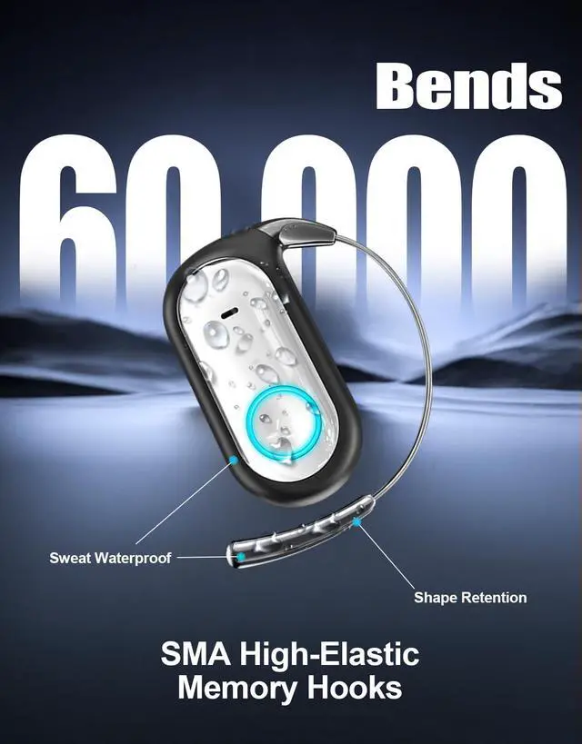 Alt view image 5 of 7 - Open Ear Earbuds AI Translation Earbuds Real Time Open Ear Headphones Wireless Bluetooth 6.1 Audifonos Traductores Inglés Español 96H Playtime Language Translator Earbuds for Meeting Learning