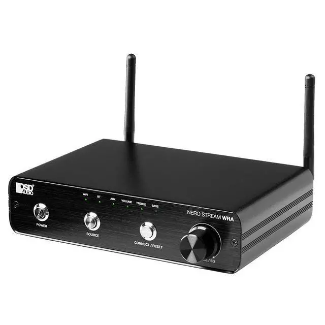 Alt view image 5 of 7 - Nero Stream WRA: Outdoor Amplifier w/App Control (100W x 2), Stream Spotify, Tidal & More, IP64 Weatherproof, Class D Compact Design, EQ Control, Ideal for Backyards & Patios