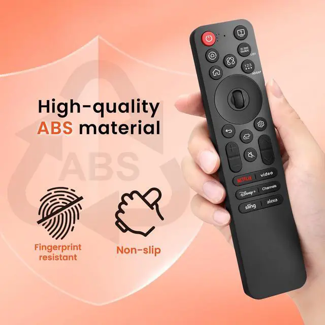 Alt view image 5 of 7 - MR25GA for LG-Smart-TV-Magic-Remote-Control Replacement with | AI VoiceAir Mouse Pointer6 ShortcutsHigh strengthHigh-quality ABS materialFingerprint resistantNon-slip