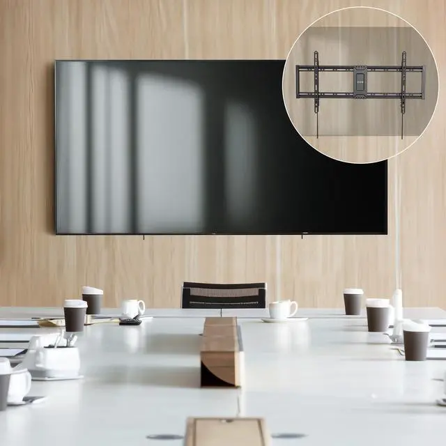 Alt view image 2 of 7 - Black TV Wall Mount for 43 to 100 inch Screens, MOUNT-VW100F | Heavy Duty Steel, TV Wall Bracket fits LCD LED Curved and Flat Panel Screens, Max VESA 800x400mm, Holds 165 lbs