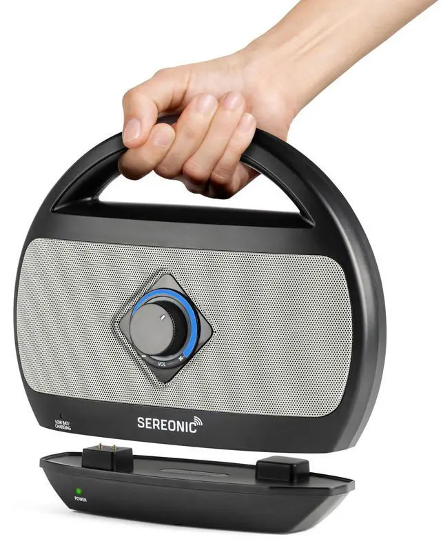 Main image of Portable Wireless TV Speakers for Smart TV - Ideal for TV Watching Without The Blaring Volume - Wireless Speakers Designed for Hard of Hearing and Seniors Compatible with TV Streaming Audio