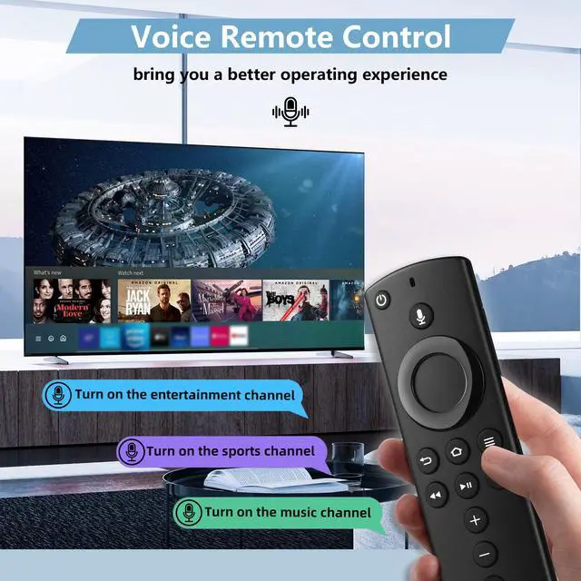 Alt view image 3 of 7 - Replacement TV Remote Control Compatible with Fire Smart TV Stick 4K, for FireStick(2nd Gen/Lite)/TV Cube (1st Gen/2nd Gen)/Smart TV(3rd Gen), Not for ROKU/Insignia/Pioneer Smart TV