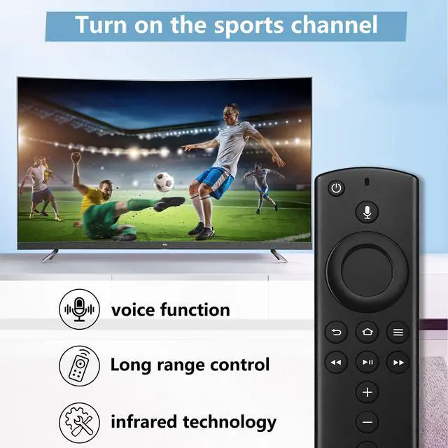 Alt view image 4 of 7 - Replacement TV Remote Control Compatible with Fire Smart TV Stick 4K, for FireStick(2nd Gen/Lite)/TV Cube (1st Gen/2nd Gen)/Smart TV(3rd Gen), Not for ROKU/Insignia/Pioneer Smart TV