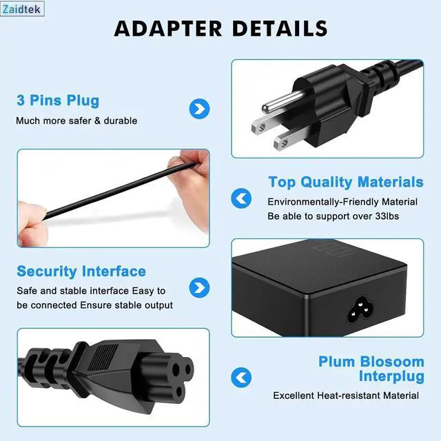 Alt view image 5 of 6 - 100W USB C Charger Compatible with Asus | Compatible with ROG Ally X Z1 Ally Dock ROG Flow X13 Z13 GV301 GV302 GZ301 ZenBook Duo Zephyrus G16 GU605 G14 GA403 Strix G18