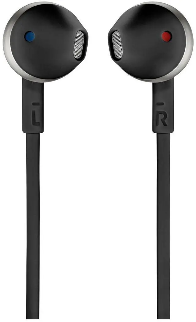 Alt view image 4 of 6 - Tune 205 - Earbud Headphones - Black | Pure Bass sound, 1-button remote with microphone, Tangle-free flat cable