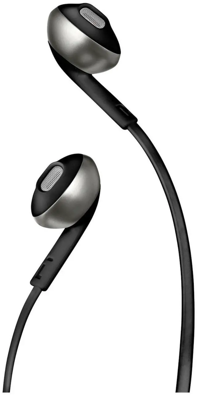 Alt view image 5 of 6 - Tune 205 - Earbud Headphones - Black | Pure Bass sound, 1-button remote with microphone, Tangle-free flat cable