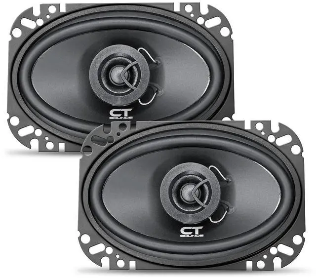 Alt view image 2 of 7 - BIO-4X6-COX 4x6 Inch Coaxial Car Speakers, 160 Watts Max, Pair