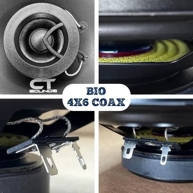 Alt view image 6 of 7 - BIO-4X6-COX 4x6 Inch Coaxial Car Speakers, 160 Watts Max, Pair