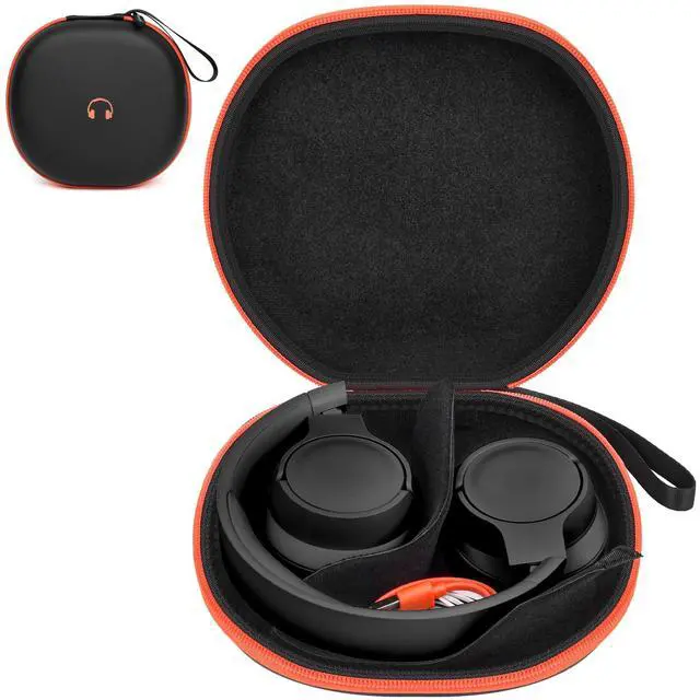 Main image of Headphone Case for JBL Tune 770NCfor JBL Live, 770NC, 660NC, 650B | Adjustable Divider, Cable Space and Carry Handle for Commuting, Gym and Travel, Students and Music Lovers, Case Only - Black