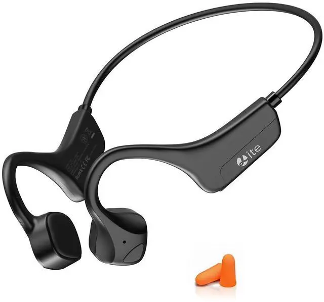 Main image of Bone Conduction Headphones Open-Ear Bluetooth 5.0, IP65 Waterproof Wireless Sport Headset with 8H Playtime, Secure Fit for Running/Cycling/Gym, HD Audio w/Mic (2025 Upgraded)