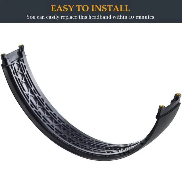 Alt view image 5 of 6 - Beat Studio Pro Headband Replacement Parts as Same as Stock Arch Band Repair Kit Compatible with Beats by Dre Studio Pro/A2924 and Studio 3/A1914 Over-Ear Headphones (Black)