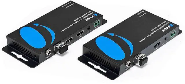 Main image of 4K HDMI Over Fiber Optic Extender Up to 10KM 2-Way IR RS-232 DVI 1.0 | HDMI Fiber 4K, Fiber Optic HDMI Extender 18Gbps, HDCP 2.2, Audio Embedding/Extraction, HDMI Loop Out, EDID