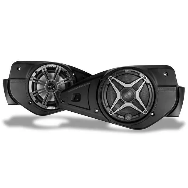 Alt view image 3 of 5 - 2024-2025 Jeep Wrangler JL/Gladiator JT Overhead Speaker Adapters Plug-&-Play Mounts for 6.5"6.75" Aftermarket Speakers