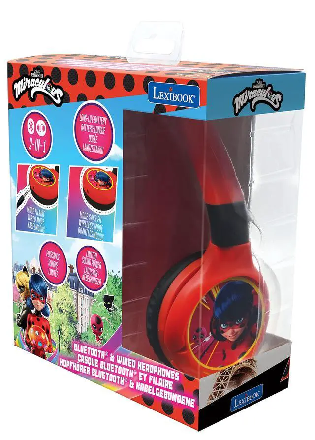 Alt view image 6 of 7 - Miraculous Bluetooth Headphones, HPBT010MI