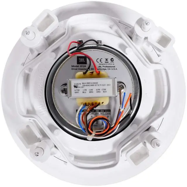 Alt view image 2 of 5 - 8124 - Full-Range In-Ceiling Loudspeaker with 70 Volt/100 Volt Taps (4 Pack)