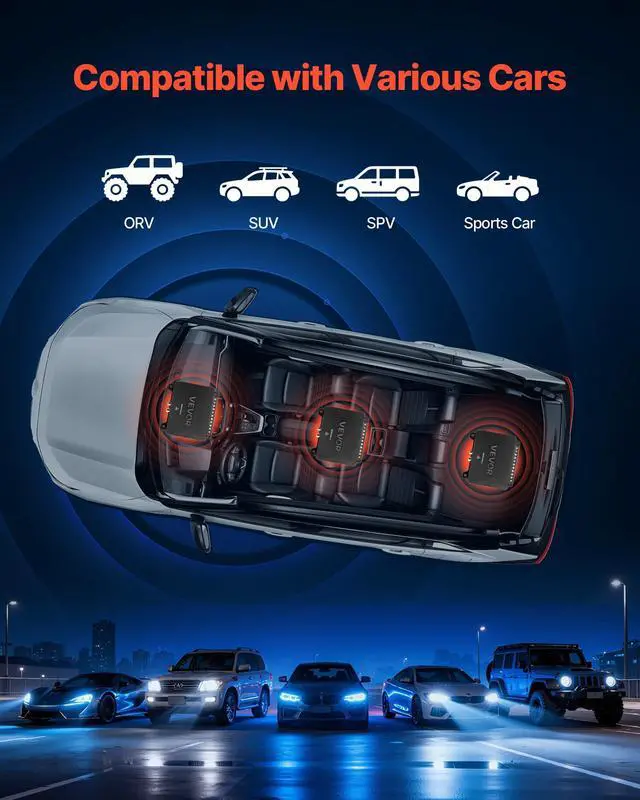 Alt view image 6 of 7 - 4 Channel Car Audio Amplifier 2 Ohm Stable Bridgeable Class D Full Range Amp Max Power 4 x 110W @ 4 Ohm / 4 x 160W @ 2 Ohm for Car SUV Truck Off-Road