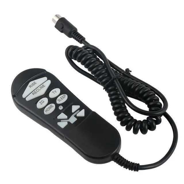 Alt view image 2 of 7 - ZKAD-5 5-Pin Lift Chair Remote Fit for Golden & Ultra Comfort Chairs | Dual-motor lift chair replaces ZKAD-2 ZKAD-3 ZKAD-4,11-button SIT/HOME, no Twilight tilt, plug-and-play, backlit buttons