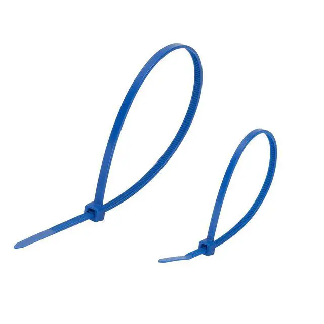 Alt view image 2 of 6 - Tefzel Cable Tie,6" ETFE Zip Ties,High Temp Zip Tis Blue,Chemical Resistan for Demanding Industrial Applications (Pack of 100)