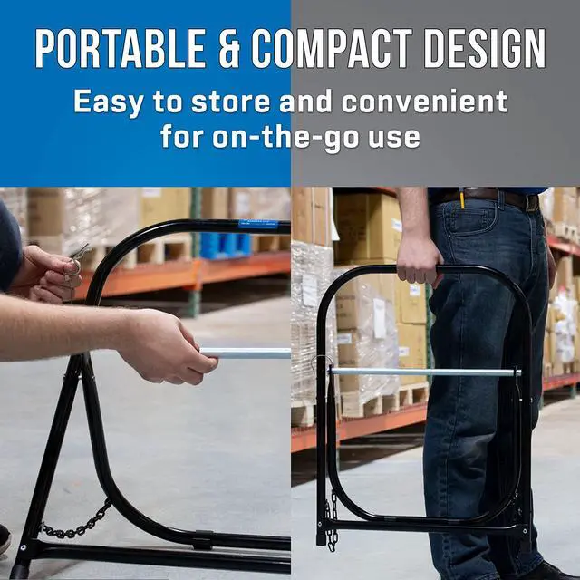 Alt view image 4 of 6 - CC-2721 High Durability Steel Cable Caddy, Holds Cable Reels Up To 20" Diameter and 100 lb Capacity