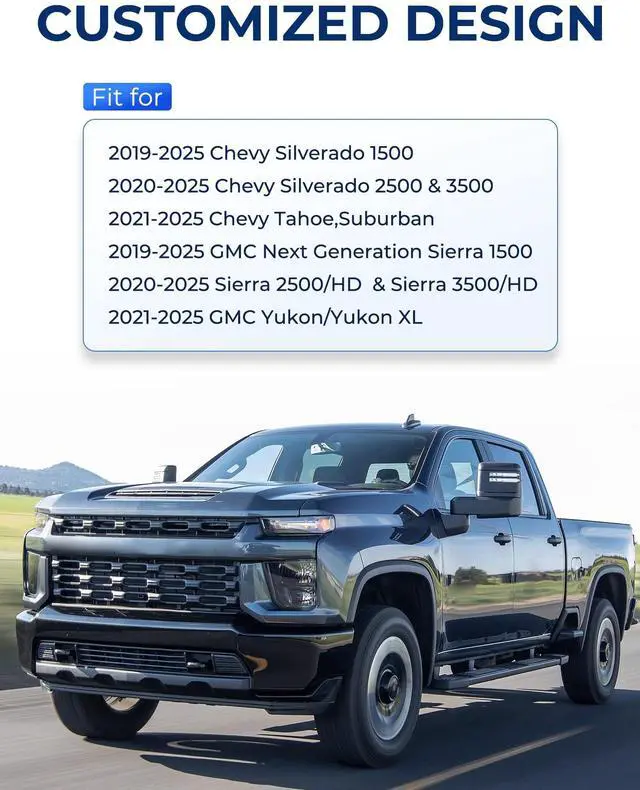 Alt view image 2 of 7 - Truck Laptop Mount Fit for 19-25 Chevy Silverado, Tahoe, GMC Sierra, No-Drilling Vehicle Laptop Mount Built-in Cooling Fan Adjustable Truck Computer Stand