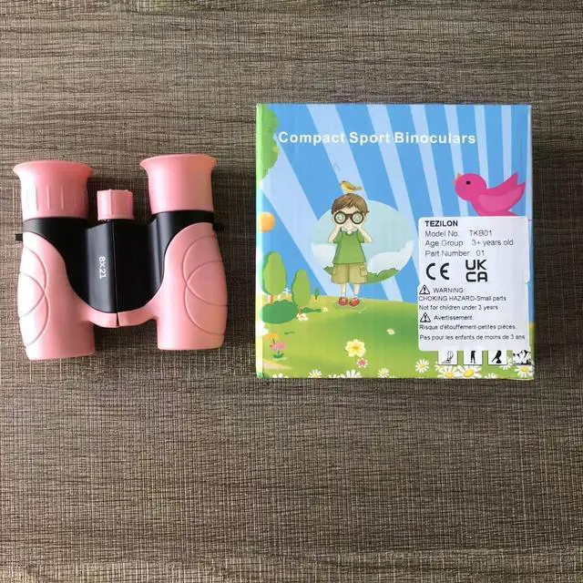 Alt view image 7 of 7 - Binoculars for Kids 8x21 High-Resolution for Bird Watching Camping