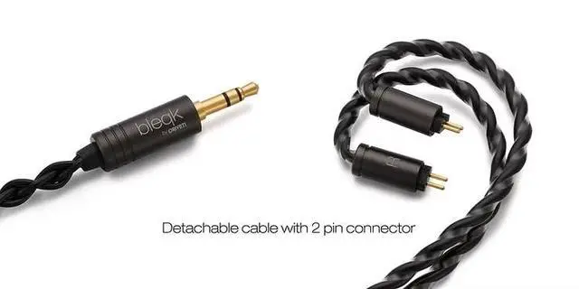 Alt view image 7 of 7 - bleqk Dynabird Wired IEM Earbuds, 9.2mm Beryllium Dynamic Driver, Deep Bass HiFi in-Ear Monitors, Detachable 2-Pin Audiophile & Gaming Earphones