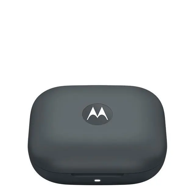 Alt view image 4 of 7 - Moto Buds Bass XT2443-1 Dynamic ANC, Triple Microphone Array, Bluetooth 5.3, IP54 Water & Dust Resistant, Dolby Atmos Audio (Pantone Dark Shadow)