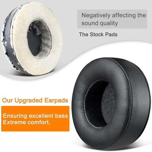 Alt view image 6 of 7 - Earpads for Skullcandy Hesh/Hesh2 Headphones - Black | Not Fit Hesh 3/Hesh ANC/Hesh Evo Headphones