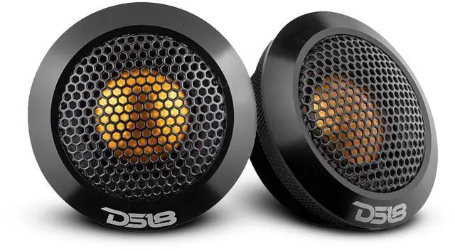 Main image of DTX 2.2 Inches Titanium Dome Tweeter with Aluminum Body - Sound Quality 60 Watts Peak 4 OHMS Neodymium Magnet (2 Speakers)