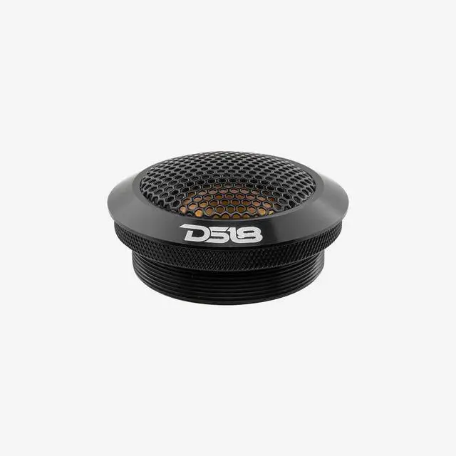 Alt view image 7 of 7 - DTX 2.2 Inches Titanium Dome Tweeter with Aluminum Body - Sound Quality 60 Watts Peak 4 OHMS Neodymium Magnet (2 Speakers)