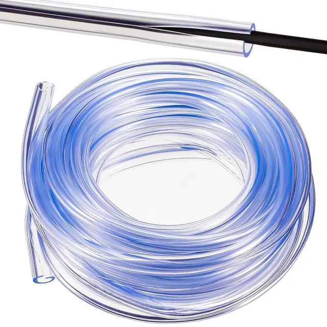 Main image of 30 ft Cord Protector for Dogs and Cats, Flexible Cord Protectors from Pets No Chew, 2 mm Thick 1/2 Inch Diameter PVC Electric Wire Cover Cords Protector for USB, Charger Audio, TV Wires(Clear)