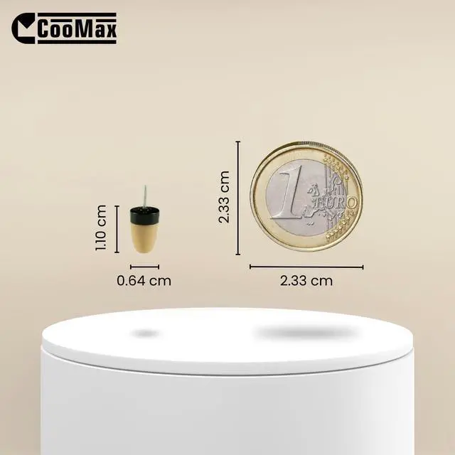 Alt view image 7 of 7 - Mini Hidden Spy Earphone Wireless Earpiece Headset Microphone Detection