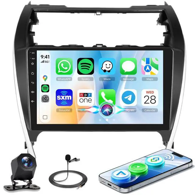 Main image of Car Radio Stereo for Toyota Camry 2012 2013 2014, Android 10.1 inch Touch Screen GPS Bluetooth WiFi FM Radio Mirror Link Head Unit + Backup Camera