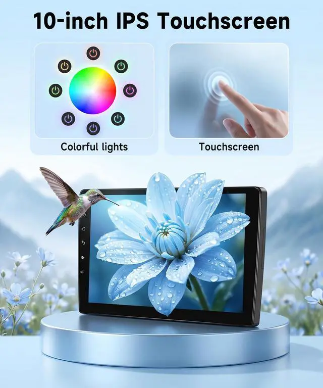 Alt view image 3 of 7 - Car Radio Stereo for Toyota Camry 2012 2013 2014, Android 10.1 inch Touch Screen GPS Bluetooth WiFi FM Radio Mirror Link Head Unit + Backup Camera