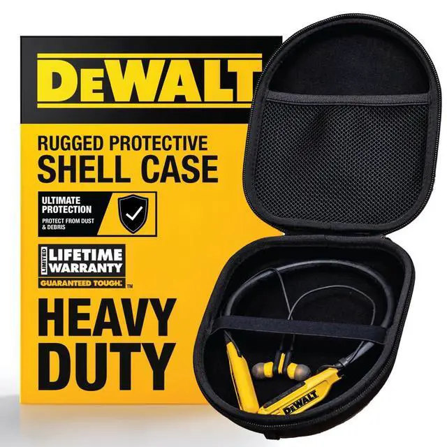 Alt view image 3 of 7 - Black Edition Pro Audio Bundle: 2-in-1 Neckband & EVA Case | Headphones + Rugged EVA Travel Case