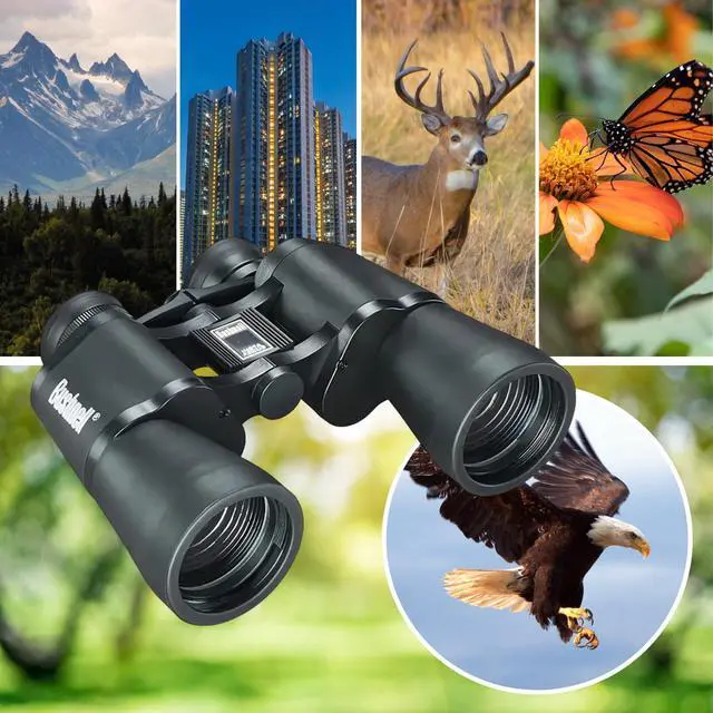 Alt view image 6 of 7 - Pacifica 20x 50mm Super High-Powered Porro Prism Binoculars, Black